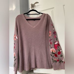 AE floral sweater, size S